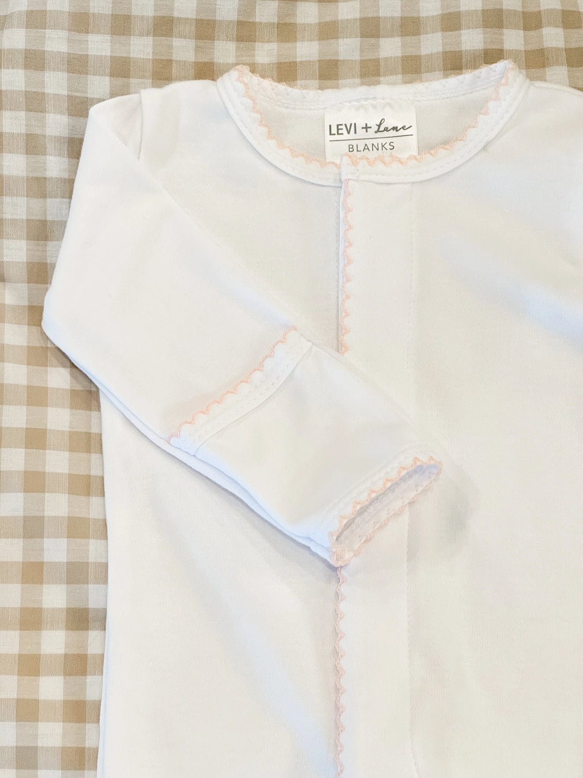 Picot Trim Baby Footie