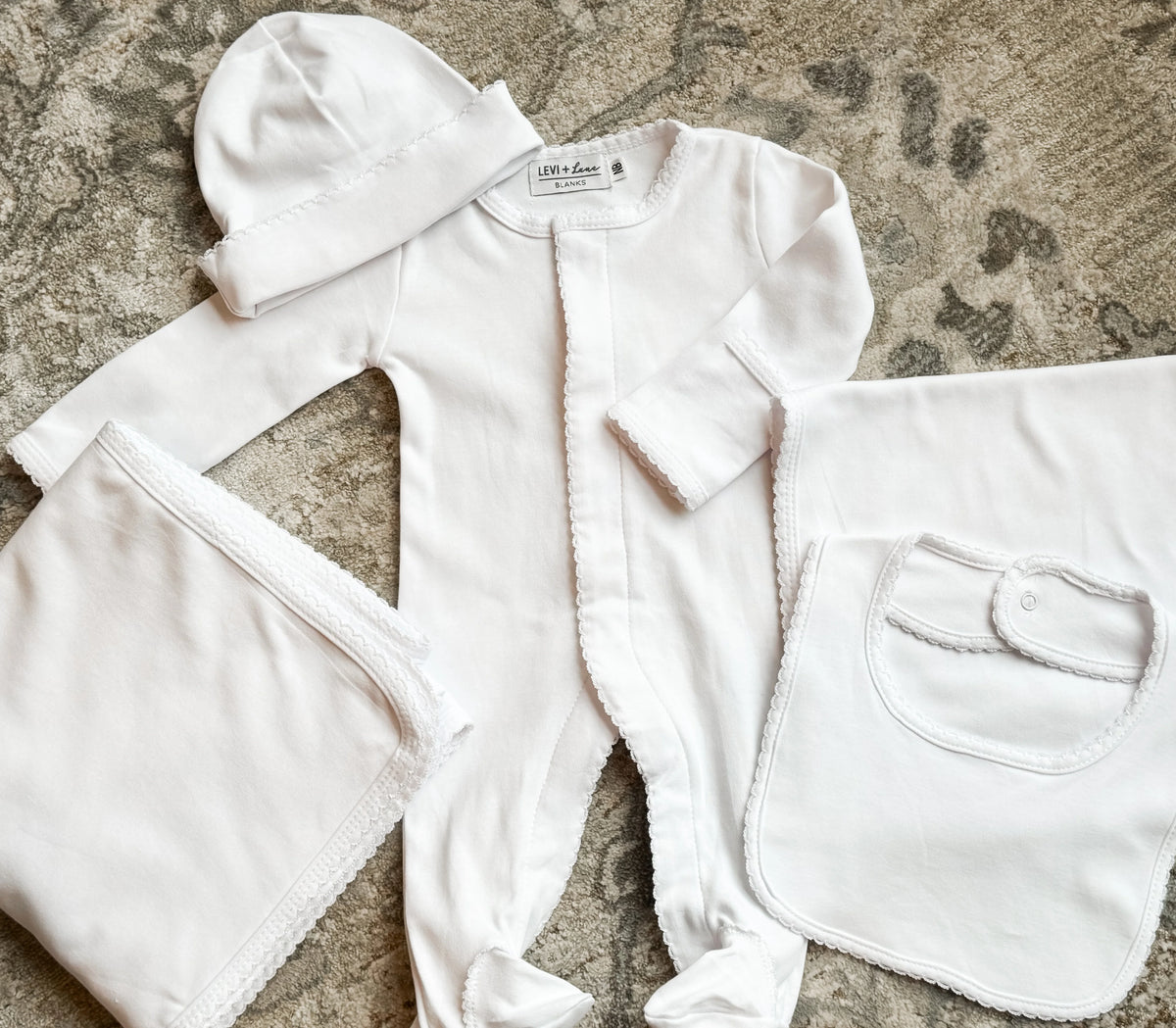 Personalized 3-Piece Newborn Set