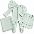 Picot Trim Baby Footie