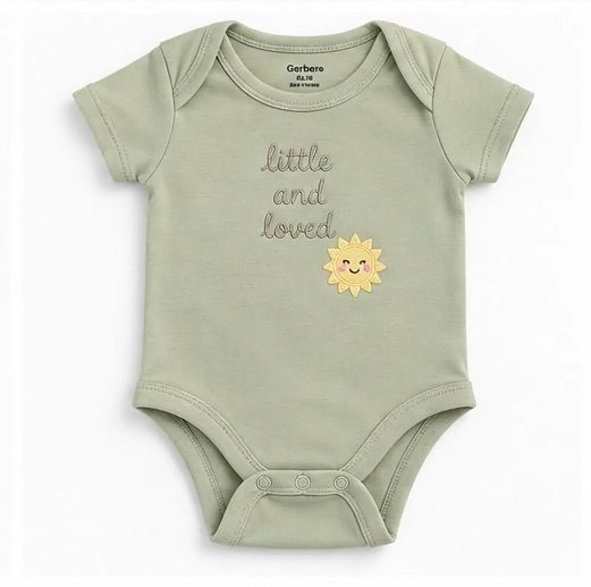 Little & Loved Embroidered Baby Bodysuit